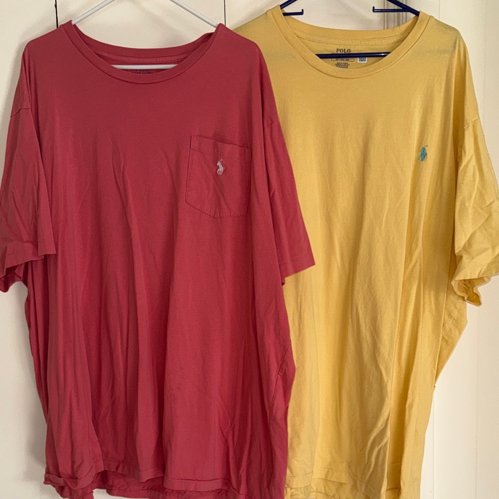 Polo by Ralph Lauren Men’s Pocket T-Shirt - Red